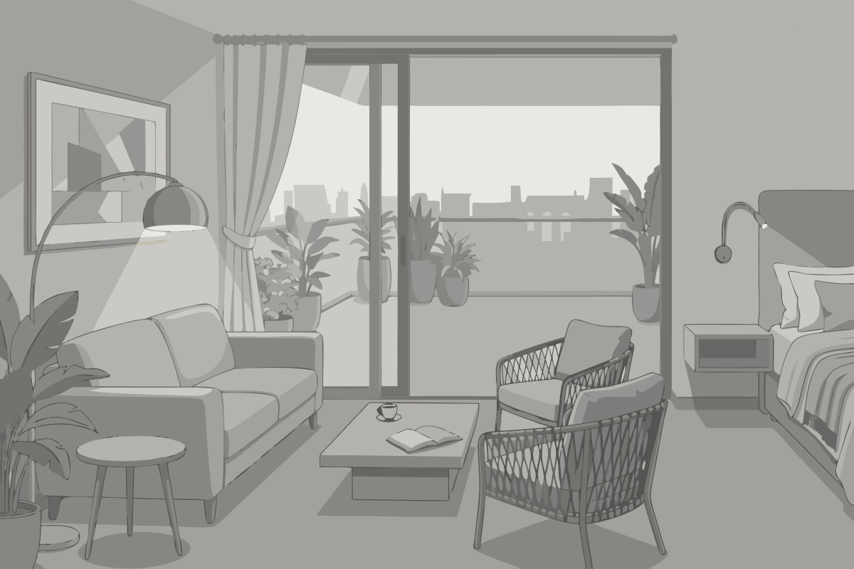 King Room with Sofa Bed - Hearing Accessible/Non-Smoking